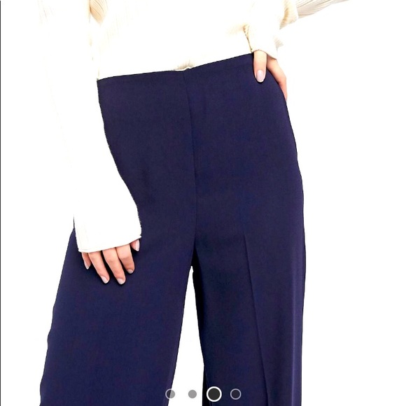 Petite Wide Leg Pants - Picture 3 of 8